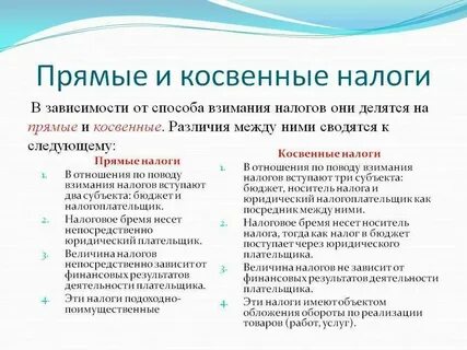 Игорный налог прямой или косвенный