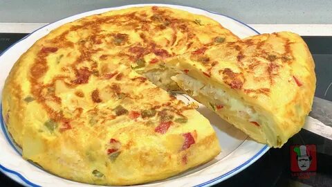 Омлет с картошкой