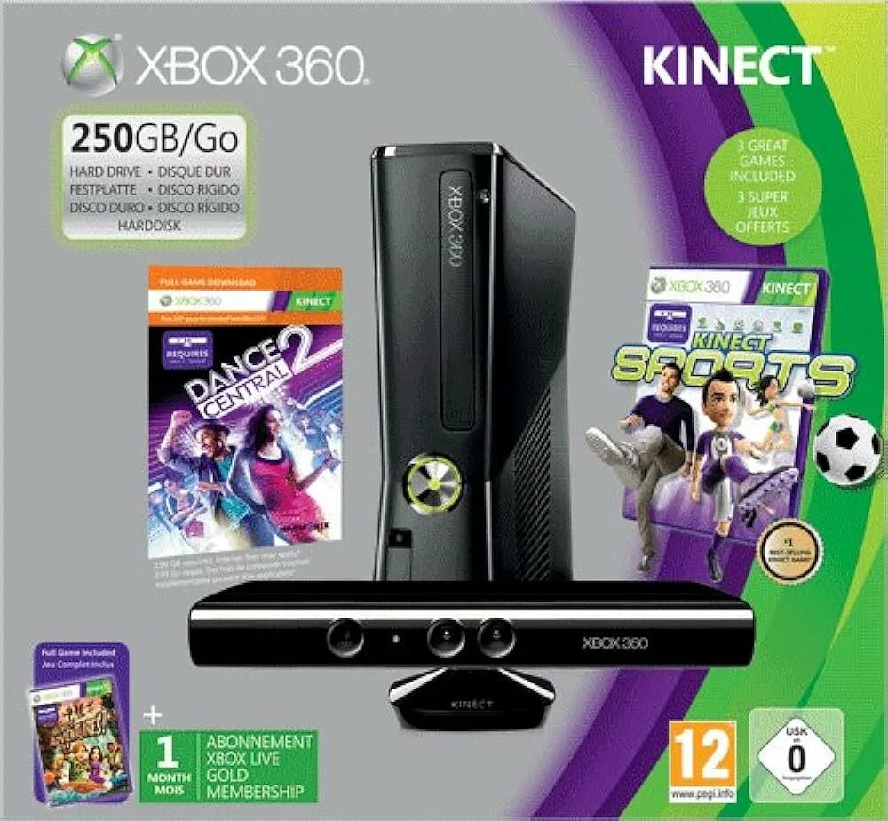 Xbox kinect freeboot. Xbox 360 250gb kinect. xbox 360 console кинект. xbox 360 в коробке с дэнс централ 2 и кинект спорт. игровая консоль xbox 360 microsoft 250gb + dance central 2+kinect sports (s7g-00088).