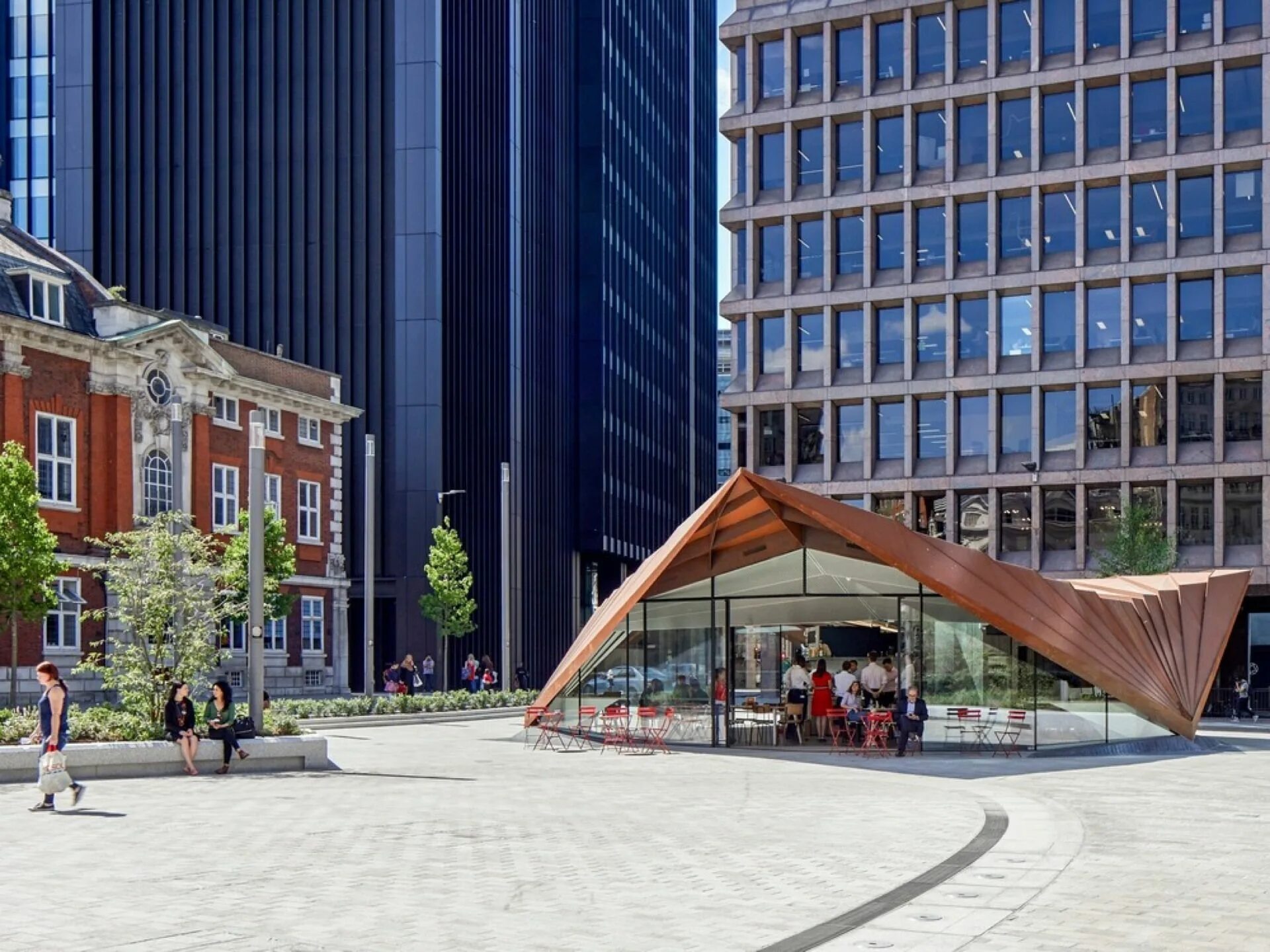 Local architecture. Pavilion court london. gallery of portsoken pavilion. aldgate city. make architecture.