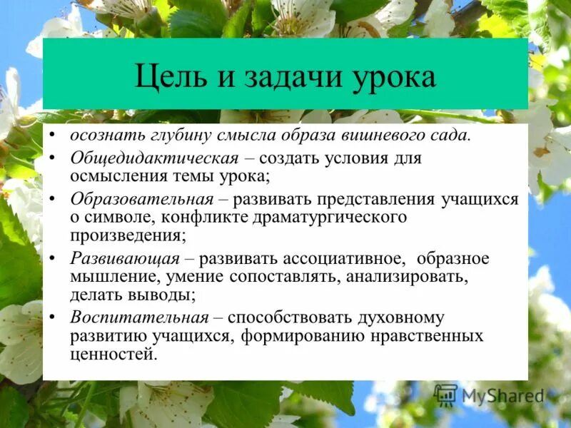 Сочинение на тему счастье вишневый сад. Цели и задачи занятия. Вишневый сад темы сочинений. Вишневый сад цели и задачи.