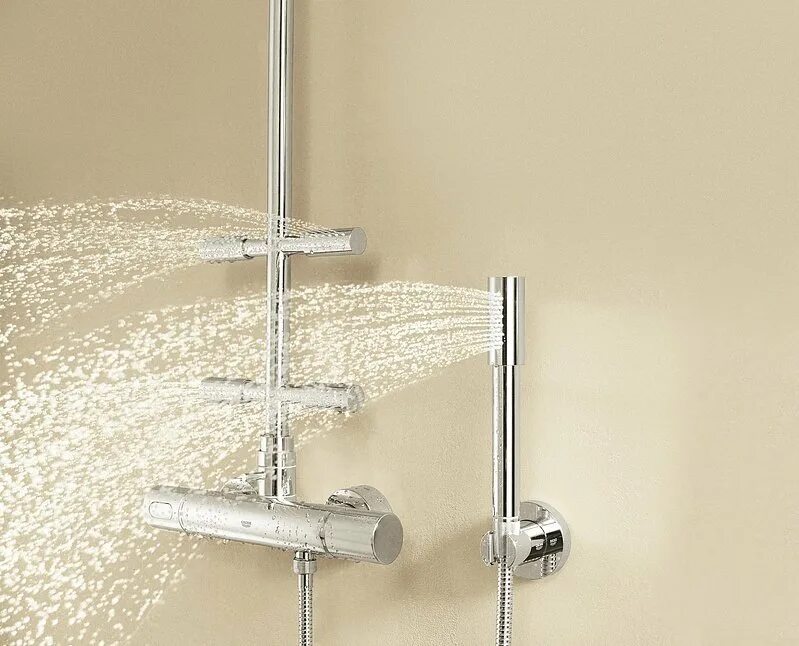 Душевая система grohe rainshower. Душевая стойка grohe rainshower sena 27374000. душевая стойка grohe rainshower. душевая система grohe 27361000. grohe rainshower sena.