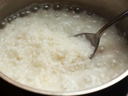 préparation de riz au lait al dente