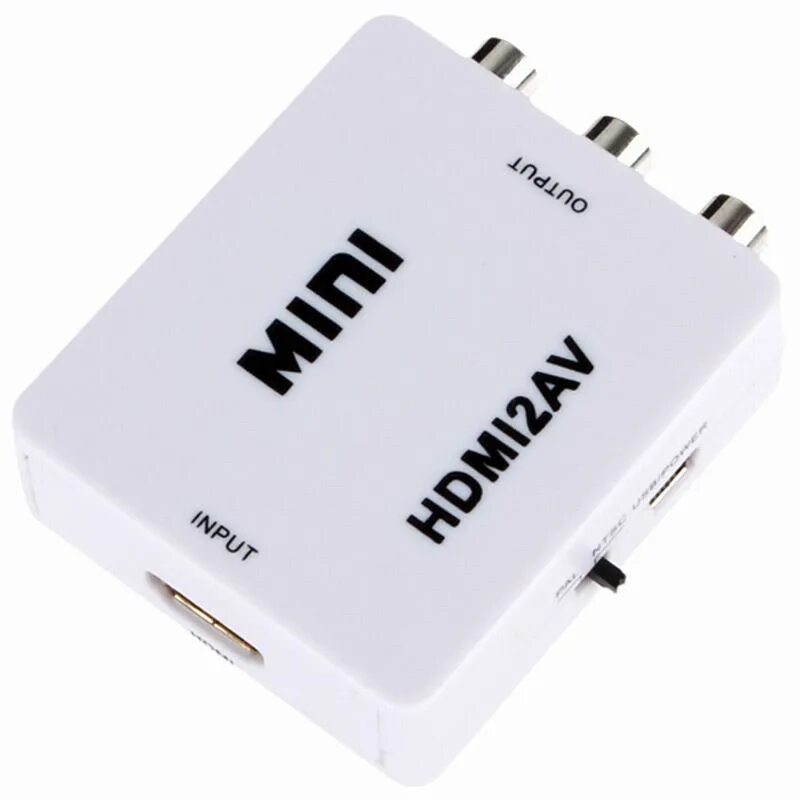 Av converter. Видео конвертер Mini av2hdmi. Адаптер Mini av 2 HDMI Converter 3 RCA 1080p. Переходник HDMI RCA тюльпан. Преобразователь 3rca на HDMI.