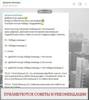 Дневник в телеграмме