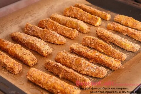 Кабачки палочками в духовке