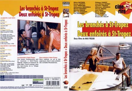 Jaquette DVD Les branchés à St Tropez + Deux enfoirés à St Tropez.