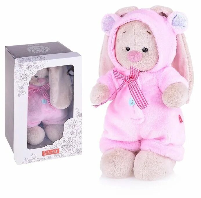 комбинезон зайка ми. игрушка зайка буди баса. зайка ми наряды. мягкая игрушка, кролик. Stm-389 зайка ми в комбинезоне с баской (большой).