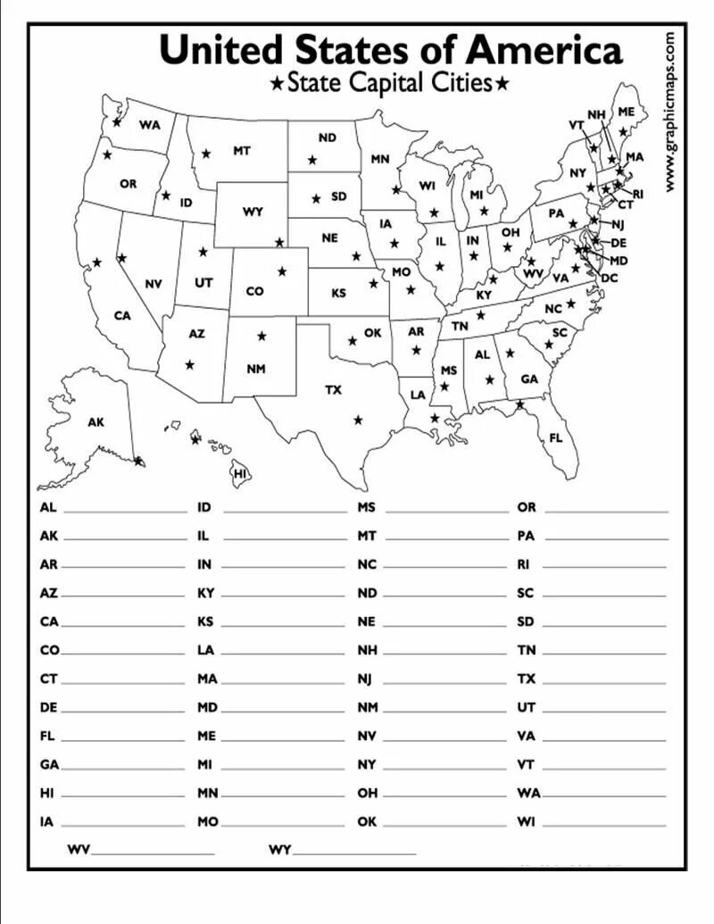 Карта США со Штатами. Штаты США тест. Карта Соединенных Штатов Америки по Штатам. Штаты США Worksheets. Usa states capitals