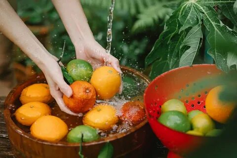 Плохо вымытые фрукты