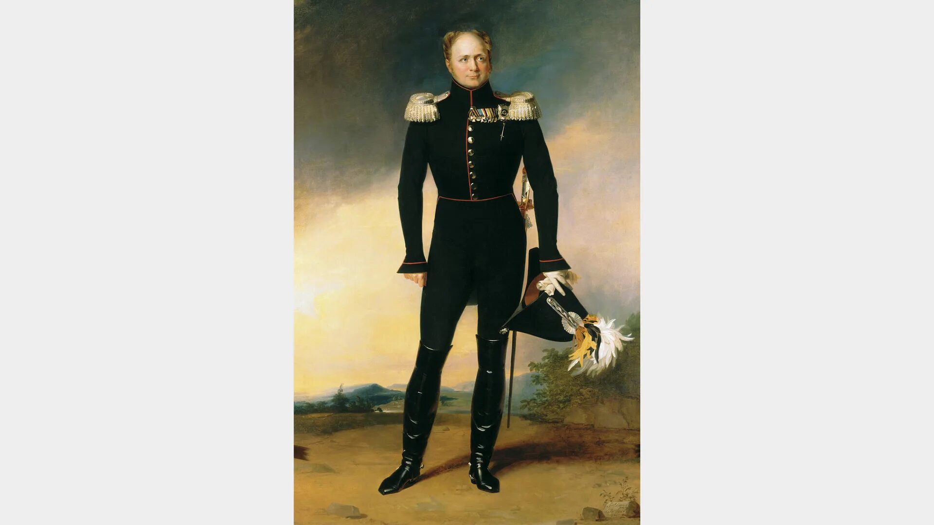 In 1801 when he was. In 1801 when he was