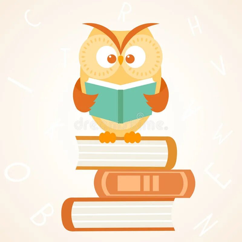 Запусти чат с сова угадай книгу. Сова сидит на книгах. сова сидит на книжках. графическая сова с книжкой. стоковое изображение совы с книгой.