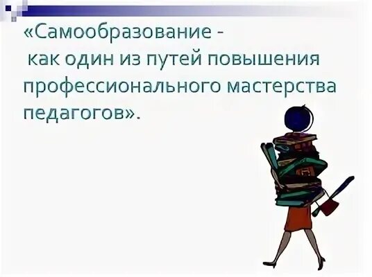 Самообразование в современном мире проект Реализация программно целевого подхода в управлении методической работой в шко
