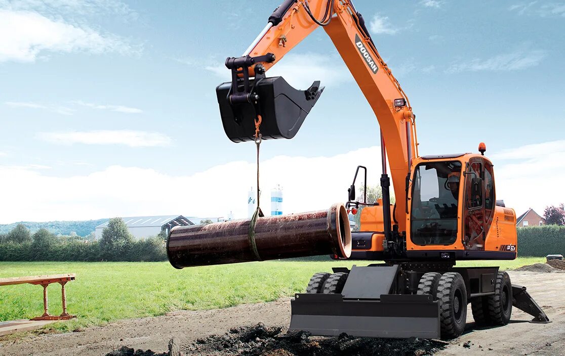 Doosan dx140w. Колёсный экскаватор Doosan dx140w. Колёсный экскаватор Doosan dx160w. Doosan экскаватор 140 колесный.