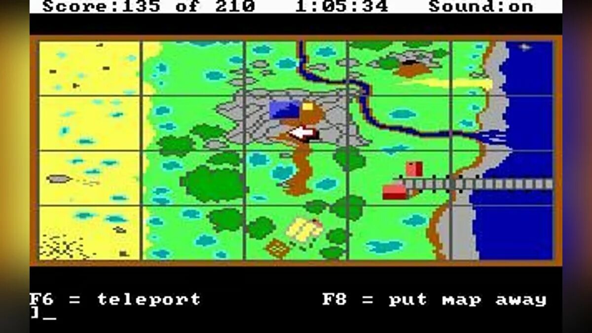 Карта игры Kings Quest. King Quest 3 картинки. Dos карты. King's Quest 4 World Map.