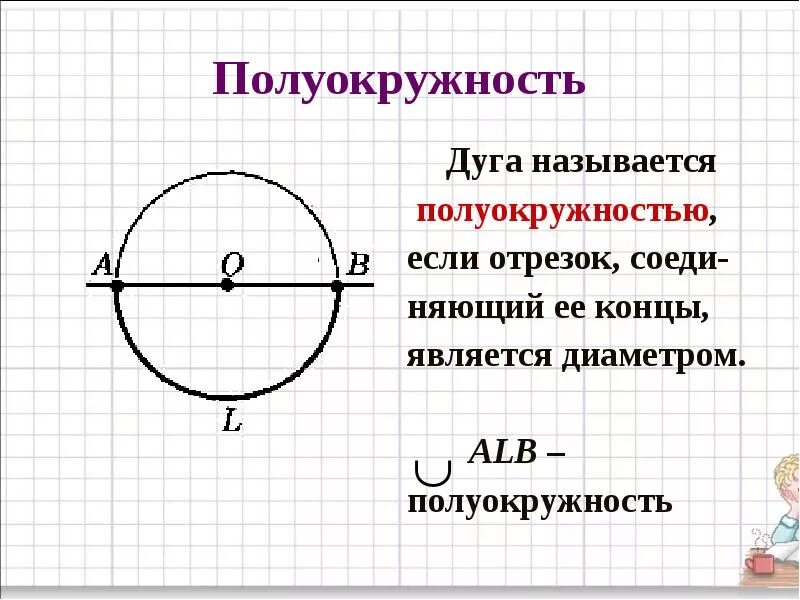 Дуга окружности. Дуга называется полуокружностью. Дуга окружности определение. Полуокружность это в геометрии.