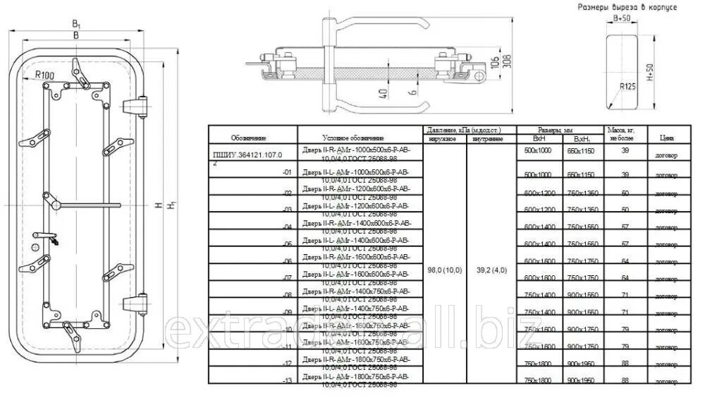 Тип 2 366648. Двери судовые водогазонепроницаемые стальные. Двери водогазонепроницаемые судовые ГОСТ. Судовые двери ГОСТ 25088-98. Двери судовые водонепроницаемые Вн ч.262-01-002 1400 мм чертеж.