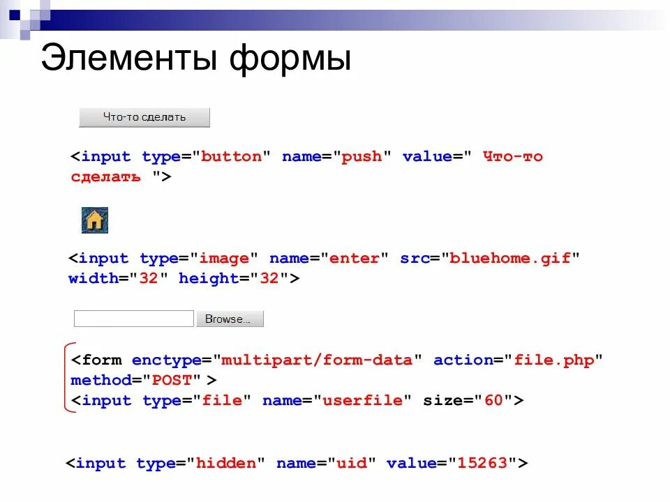 Html учебное пособие. Элементы формы html. основы html. ячейки форма html. с помощью какого тега создаются элементы формы.