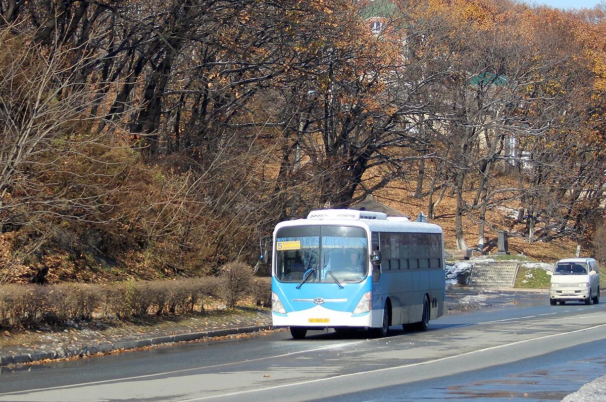 Автобусы в Находке.