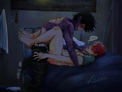 Ksaroii's tweet photo. 📍 CW: Dabi x Shoto --"Damn, you really li...