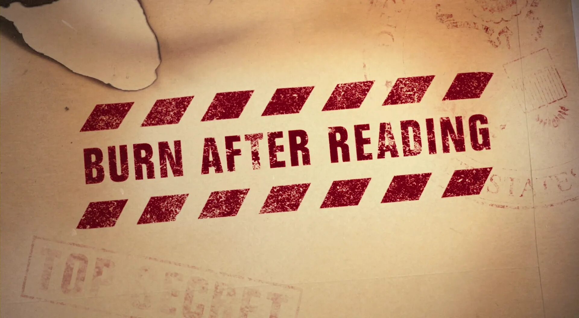Burning after reading