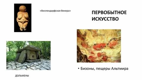 Тест по первобытному искусству