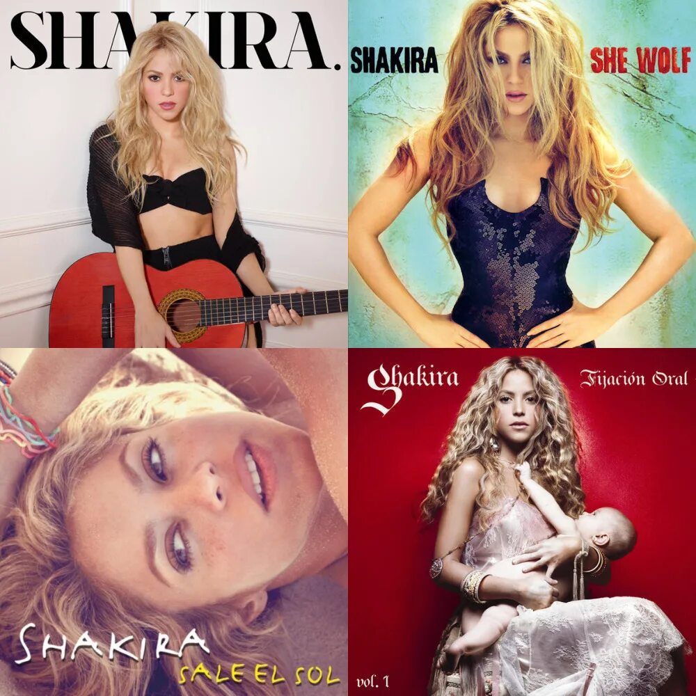Shakira album. Shakira обложки альбомов. Shakira, альбом 1995. Shakira Shakira album.