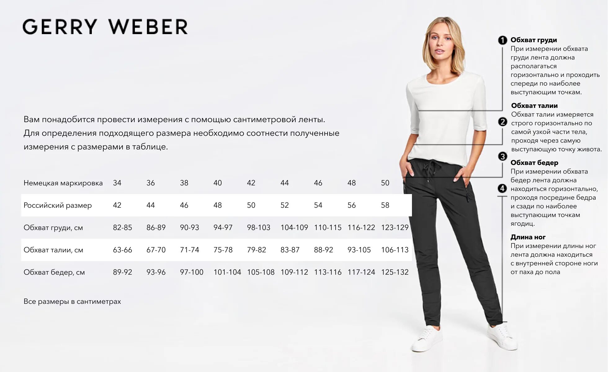 Распорядиться размер. Gerry Weber таблица размеров. Garri Vebber таблица размеров. Gerry Weber одежда Размерная таблица. Gerry Weber Размерная сетка одежды женской.