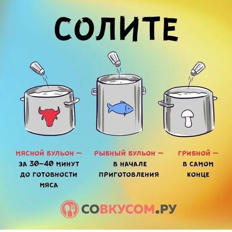 Когда солить уху в начале или
