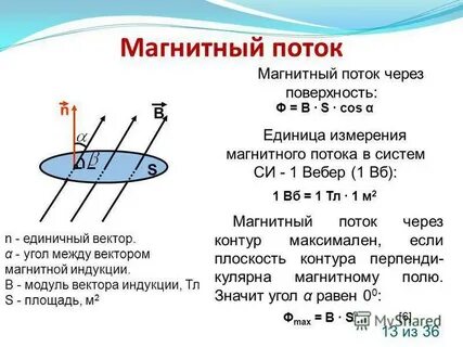 Чему равен поток