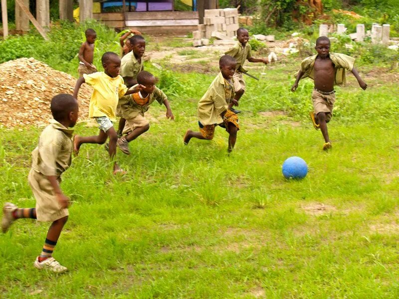 Football is played in most countries