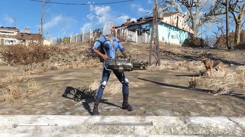 4. Six-twelve shotgun. Bot weapons. 1 меню. Фоллаут 4 наплечное оружие.