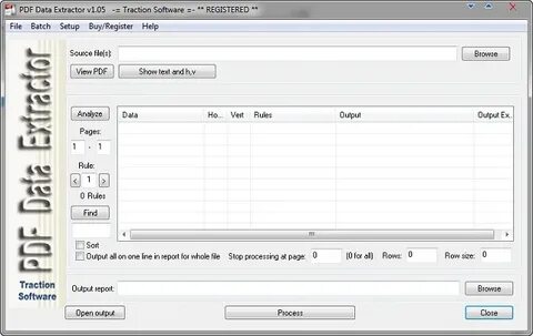 Extract data