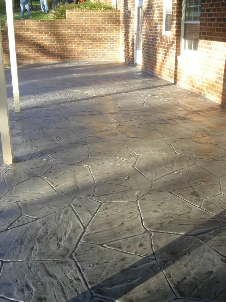 Штампованный бетон. Печатный бетон. Песчаный декоративный бетон. Штампованный бетон технология.