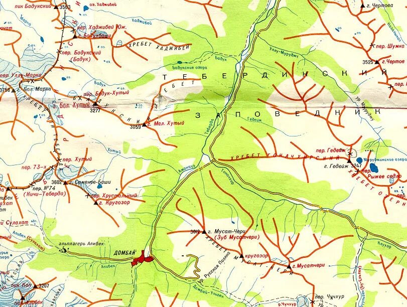 Теберда как добраться. Карта архыз домбай теберда. Теберда и архыз на карте. Архыз заповедник тебердинский маршруты. Бадехабль гора.