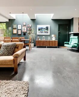 Concrete flooring