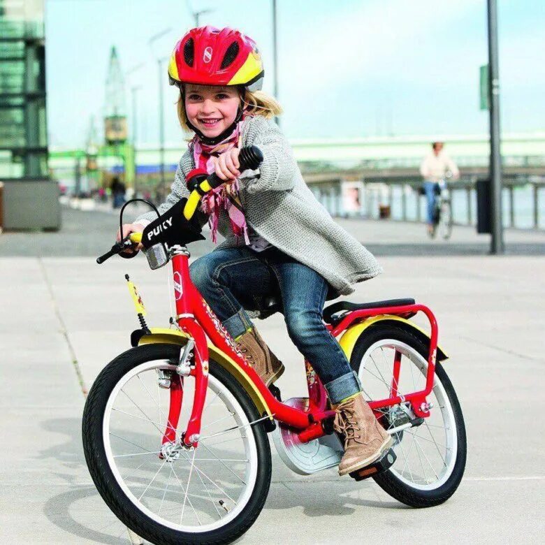 Велосипед для мальчика москва. Велосипед Puky 4 колеса. Puky 18 красный z8. Puky велосипед детский 16. Шлем Puky зеленый.