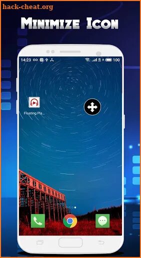 Floating player. Floating apps icon. floating play tube. floating for tube.