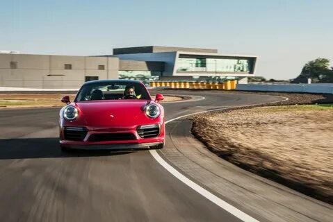 Porsche driving