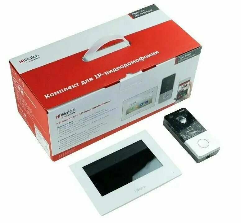 Видеодомофон ds d100ikwf. Комплект hiwatch ds-d100ikwf. hiwatch ds-d100ikwf комплект ip-видеодомофона. hiwatch vdp-h3211w.