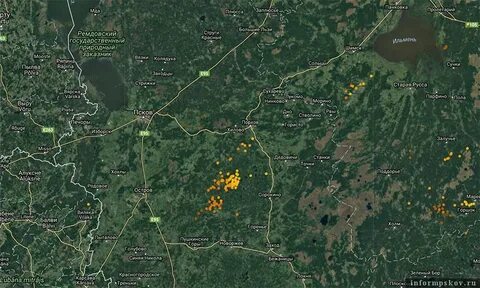 Карта осадков старая русса
