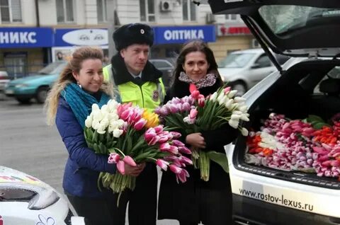 Водитель цветов