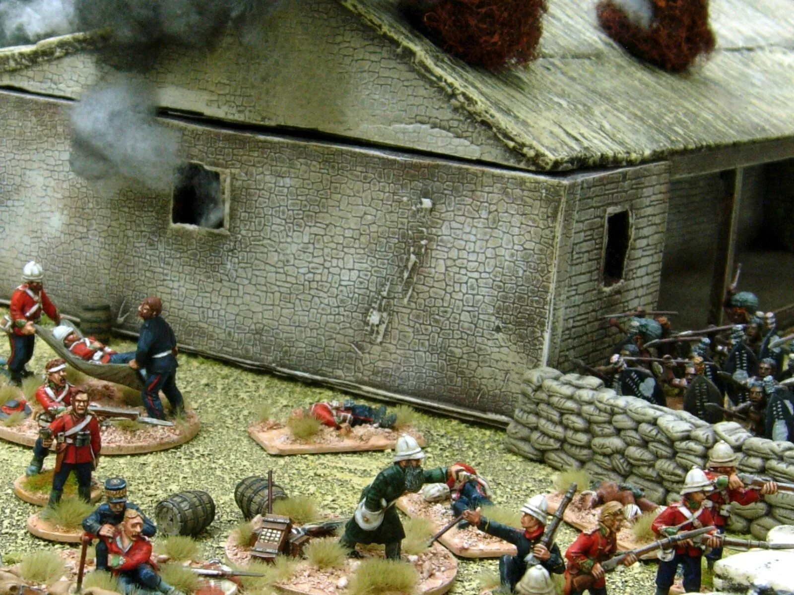 Rorkes drift. Роркс дрифт. Битва при Роркс дрифт. Диорама дрифт.