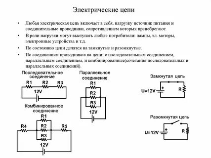 Разрыв цепи на схеме