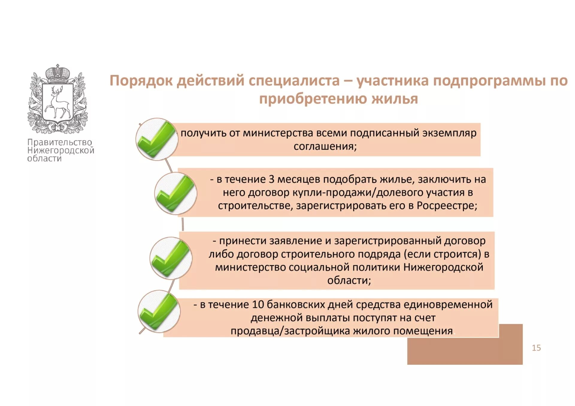 Улучшение жилищных условий специалистов