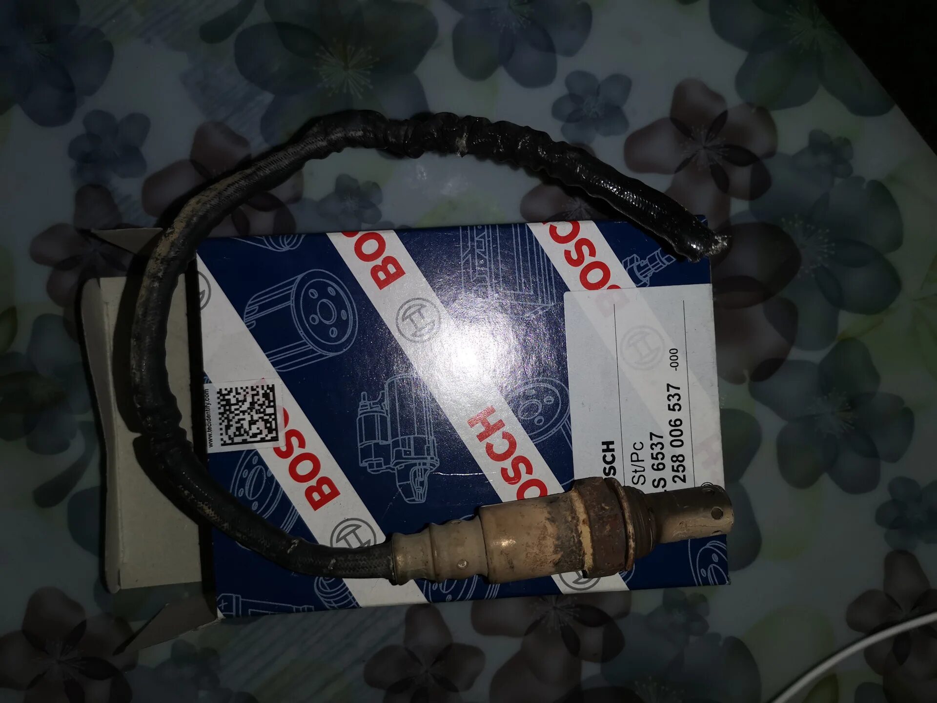 Кислородный датчик SX4 распайка штекера (первый верхний) - Suzuki SX4 (1G), 1,6 