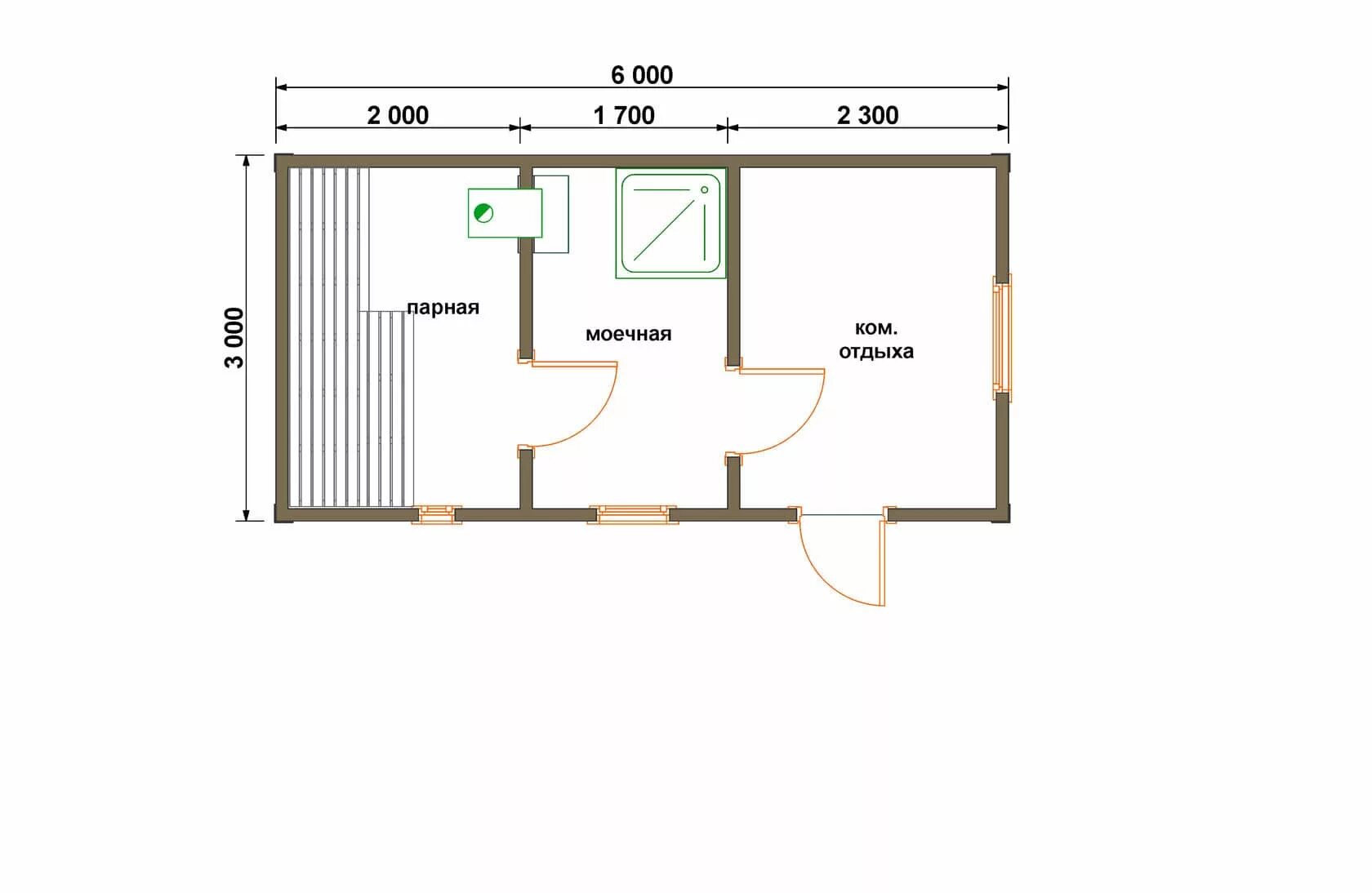 план бани 3x4 Проекты, Планировки, План дома