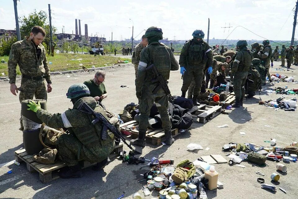 Пленные украинские военные. Правда что украина сдалась в войне