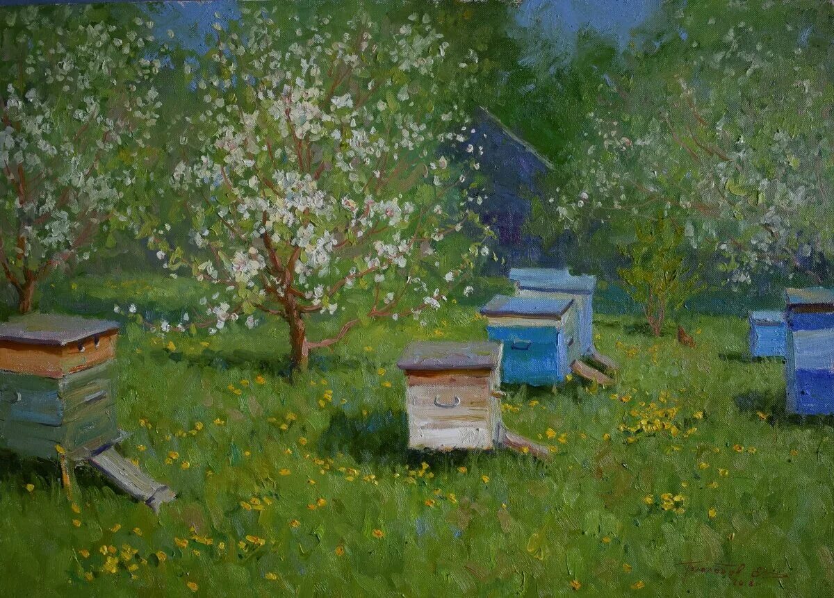 Левитан ульи пасека. Картина пасека. Левитан пасека картина. Улей художник. Улей художник.
