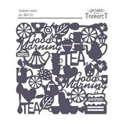 Маска "Фон. Любовь к чаю" (Eventdesign) купить по цене 106 ₽ в интернет-магазине ScrapMania в Москве